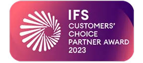 IFS customers choice partner award 2023