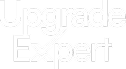 Upgrade expert logo white